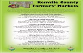 Renville County Farmers’ MarketsA variety of Minnesota Grown garden fresh fruits & vegetables produced from the rich black soil of Renville County. An assortment of canned goods,