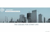 TAX ISSUES FOR START-UPS - Corit Advisorycorit-advisory.com/wp-content/uploads/2011/12/PPT-Start...• The tax rate is generally the same for dividends and capital gains • Individuals