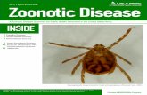 A Zoonotic Disease Summary for Public Health Personnel in ... Library/V1.3... · Of 7 visits coded for leptospirosis, 4 (57%) were from Hawaii, where leptospirosis is known to occur