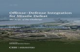 Offense–Defense Integration for Missile Defeat · and action have largely foundered.7 To take one example, two of the U.S. Army’s six modernization priorities include long-range