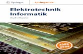 Elektrotechnik Informatik - SpringerTextbook For more information on textbook inspection copies visit “Services for Instructors” at springe.com Book with CD-ROM Online First™
