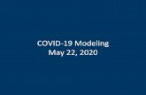 May 22, 2020 COVID-19 Modeling · 2020-05-22 · Overview Presentation Updated Through May 22, 2020 Goal: Develop multiple forecasting perspectives Oliver Wyman – Helen Leis and
