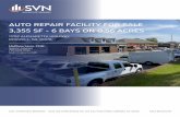 AUTO REPAIR FACILITY FOR SALE 3,355 SF - 6 …...Median age (Male) 33.6 33.5 35.4 Median age (Female) 35.8 35.0 37.2 HOUSEHOLDS & INCOME 1 MILE 3 MILES 5 MILES Total households 1,820