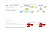 Weebly · Web viewName:Date: Science 10: 7.3 Nuclear Reactions Text: Chapter 7, pages 312-325 Part A: Nuclear Reactions Overview-What is the difference between nuclear fission and