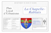 Plan La Chapelle- Local Rablais d’Urbanisme · des itinéraires cyclables vers Echouboulains, pour en faire le centre effectif de la Forêt de Villefermoy. » Source : Fiche de