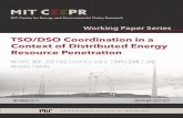 TSO/DSO Coordination in a Context of Distributed Energy ...ceepr.mit.edu/files/papers/2017-017.pdf1.2 A phased approach framework for distributed resource penetration The research
