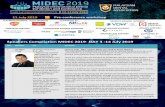 Speakers Compilation MIDEC 2019 DAY 3 -14 July 2019...Board of Orthodontics (ABO). Dr Chang lectures frequently worldwide on a wide range of topics, including impaction treatment,