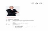 DANIEL BERGER Partner – CV - EAC-Consulting · EAC- Euro Asia Consulting Rep. Office Sunyoung Centre, Rm. 801 398 Jiangsu Road 200050 Shanghai / P.R. of China Phone: +86-21-6350