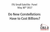 Do New Constellations Have to Cost Billions? · Clarke Belt 2.0 Replicates Entire GEO Arc GEO arc congested/full –needs new slots to grow: •Elliptical orbits (HEO) used to create