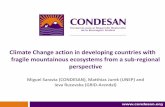 Climate Change action in developing countries with fragile ...€¦ · Climate Change action in developing countries with fragile mountainous ecosystems from a sub-regional perspective