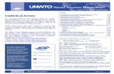 UNWTO World Tourism Barometer January Statistical Annex · UNWTO from national institutions, as well as data on air transport and the UNWTO Panel of Experts. Tables reflect yearly