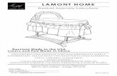 LAMONT HOME - secure.img.wfcdn.com · crib sheet or cover unless it ˛ts securely on crib mattress. • ONLY use a mattress that is long and wide enough so the gap between the mattress