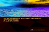BOTSWANA ENVIRONMENT STATISTICS - Statistics BOTSWANA ENVIRONMENT STATISTICS- CLIMATE DIGEST MARCH 2019