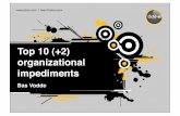 Top 10 (+2) organizational impediments - Scrum and Agile ... · • Stop them • Team does own ... Scaling Lean & Agile Development Large, Multisite, and Offshore Products with Large-Scale
