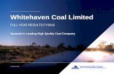 Whitehaven Coal Limited · 18 AUGUST 2016 Australia’s Leading High Quality Coal Company. Disclosure ... Agenda 3 // FULL YEAR RESULTS PRESENTATION FY2016. Highlights ... * Includes