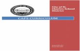 City of St. Charles School District...CAPS CURRICULUM. City of St. Charles School District. Adopted 2016-2017 . Revised 2019-2020