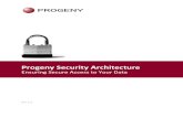 Progeny Security Architecture · 2013-08-07 · Progeny Security Architecture 5 Database Security Sybase SQL Anywhere (SQLA) provides robust and extensive security architecture. In
