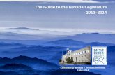 The Guide to the Nevada Legislature, 2013-2014epubs.nsla.nv.gov/statepubs/epubs/453558-2013-2014.pdf · 2013-02-06 · 2013–2014 The Guide to the Nevada Legislature Celebrating