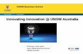 Innovating Innovation @ UNSW Australia Styles.pdf · Hackathon • Commonwealth Bank - Australia’s largest bank with a focus on innovation • Event took place over 2.5 days and