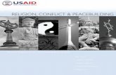 FROM THE DIRECTOR · 2016-08-12 · FROM THE DIRECTOR SEPTEMBER 2009 Conflict is an inherent and legitimate part of social and political life, but in many places conflict turns violent,