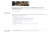 Readme for Cisco Prime LAN Management Solution …In LMS 4.2.1, LMS-COMP Evaluation Management License has been renamed as “Compliance Management License” (PI CM), which is a 60