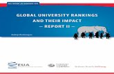 GLOBAL UNIVERSITY RANKINGS AND THEIR IMPACT ˜ REPORT II · THE 100 under 50 ranking 36 4. Thomson Reuters’ Global Institutional Profiles Project 37 5. Quacqarelli-Symmonds rankings