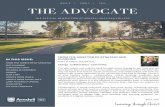 THE ADVOCATE...Monday – 2.30 pm to 4.00 pm Tuesday – 8.15 am to 4.00 pm Thursday – 8.15 am to 6.00 pm Camp Australia - 1300 105 343 Before School Care: 6:45 am – 8:45 am After