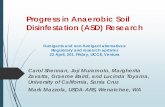 Progress in Anaerobic Soil Disinfestation (ASD) Research · University of California, Santa Cruz Mark Mazzola, USDA-ARS, Wenatchee, WA. Fumigants and non-fumigant alternatives: Regulatory