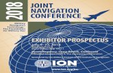2018 JOINT NAVIGATION CONFERENCE · 2017-06-27 · good order the exhibit space contracted. no sign or other articles may be affixed, nailed or otherwise attached to walls, doors,