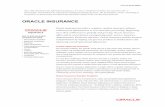 Oracle Insurance Data Sheet · Oracle Insurance Insbridge Rating and Underwriting not only reduces the cost of maintaining more than one rating engine, but enables insurers to write