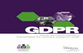 GDPR - UNISON National · compliance with the regulations is essential. All staff will have a responsibility to ensure that their own activities comply with GDPR. What you need to
