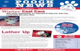 Pooch NEWS · 2017-07-20 · MOBILE DOG A SH Pooch NEWS Fall/Winter 2009 1.866.933.5111 Winter Coat Care With winter approaching, it’s important to keep your dog cozy, comfortable
