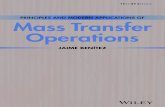 PRINCIPLES AND MODERN APPLICATIONS OF Mass Transfer … · Mass Transfer Operations JAIME BENÍTEZ PRINCIPLES AND MODERN APPLICATIONS OF Third Edition