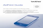 AirPrint Guide · 2017-08-24 · Introduction 4 1 Wi-Fi Direct network (supported models only) 1 Connect your mobile device to your Brother machine using Wi-Fi Direct. Wi-Fi Direct