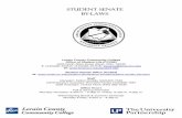 Student Senate By-Laws - Lorain County Community …...2016/08/01  · Student Senate By-Laws Revised 8/1/2016 3 | P a g e 23. Maintain professional relationships with the SGA, staff,