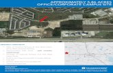 APPROXIMATELY 5.86 ACRES OFFICE/CORPORATE ......The information provided herein was obtained from sources believed reliable, however Transwestern makes no guarantees, warranties or