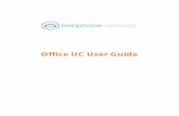 Office UC User Guide - telephonesystems.cloud · Your avatar is the picture that represents you in your friends’ Contacts lists and in chat screens. Right-clicking the flag followed