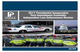 2017 Presidential Inauguration First Amendment …...2017 Presidential Inauguration First Amendment Assembly Independent Law Enforcement Review 3 Introduction On January 20, 2017,