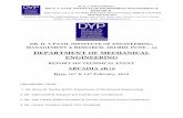 DEPARTMENT OF MECHANICAL ENGINEERING€¦ · Students’ Association of Mechanical Department, (MESA) at Dr. D. Y. Patil Institute of Engineering, Management & Research, Akurdi, is
