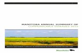 MANITOBA ANNUAL SUMMARY OF - Province of Manitoba · Manitoba Annual Summary of Communicable Diseases (2015) is the result of the efforts of a dedicated team of individuals throughout
