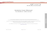 Arduino User Manual - Thaieasyelec4)UserGuide_NuMicr… · Arduino Mar 20, 2015 Page 3 of 17 Rev 1.01 L 1 OVERVIEW Arduino is an open-source electronics platform based on easy-to-use