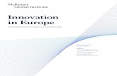 Innovation in Europe/media/McKinsey/Featured Insights/Inn… · Innovation in Europe: hanging the game to regain a competitive edge 1. In brief Innovation in Europe: Changing the