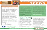 Wartburg’s Sustainability Newsletter SEEDSinfo.wartburg.edu/Portals/0/Sustainability/SEEDS.pdfWartburg’s Sustainability Newsletter For the 2012-2013 school year up to two service
