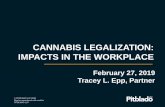 CANNABIS LEGALIZATION: IMPACTS IN THE WORKPLACEcamea.ca/wp-content/uploads/Canabis-Legalization.pdf•The current program for medical marijuana will continue under the new Act •