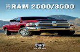 2014 ram 2500/3500€¦ · tHe 6.7l Cummins ® turbo diesel. anada’s best-selling and most durable diesel pickup.[4] Few diesel powerplants have achieved the respect and recognition