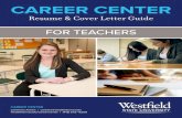 Resume & Cover Letter Guide€¦ · • Print your resume and cover letter on white or ivory resume paper (found at any office supply store). • Continually update your resume to