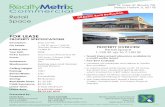 Retail DRASTIC Rent Reduction Space · 2017-03-13 · Retail Space FOR LEASE PROPERTY SPECIFICATIONS PROPERTY OVERVIEW Retail Space 1,135 SF up to 7,100 SF • Tenant improvement