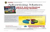 ARRL The national association for AMATEUR RADIO ... Ad Matters... · In addition to display advertising in QST, the #1 US Amateur Radio journal, we offer a variety of effective advertising