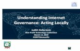 Understanding Internet Governance: Acting Locally Governance nten2.pdfMulti-stakeholder Form of Governance •Multi-stakeholderismis a type of governance structure that brings together