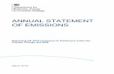 Annual statement of emissions - GOV UK · 2018-03-27 · 8. The starting point is UK emissions for the year, using data from the annual statistical release of UK greenhouse gas emissions,